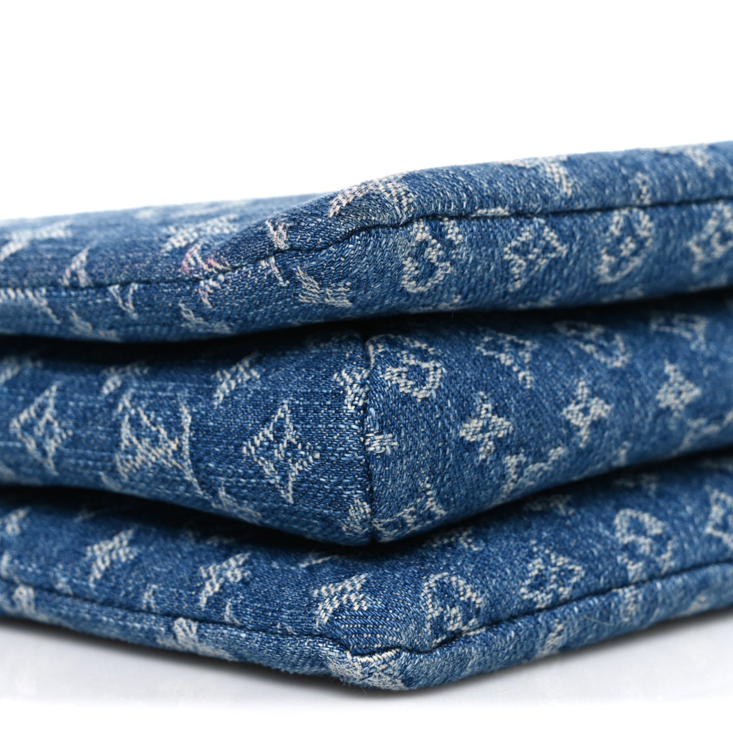 Louis Vuitton Monogram Denim Coussin PM Blue 7 of 9