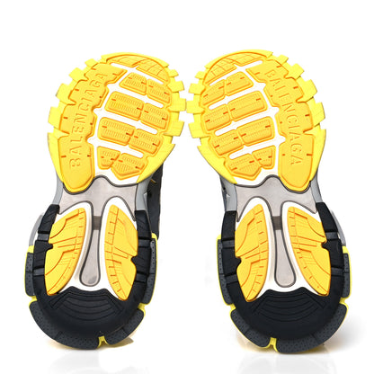 Balenciaga Mesh Nylon Mens Track Sneakers 40 Yellow Black White 5 of 7