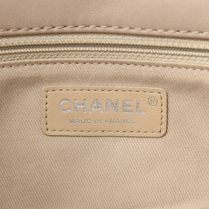 Chanel Calfskin Quilted Double Stitch Hamptons Clutch with Chain Beige Clair 6 of 11