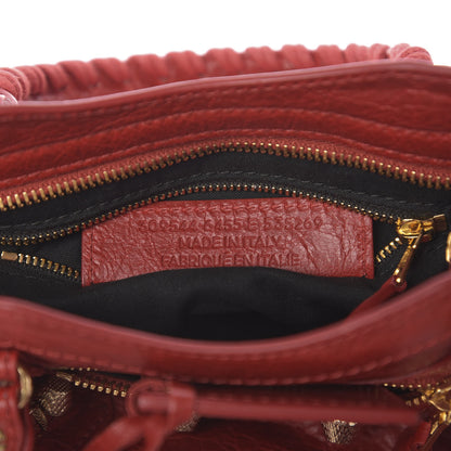 Balenciaga Agneau Giant 12 Gold Hardware Mini City Rouge Lipstick 8 of 11