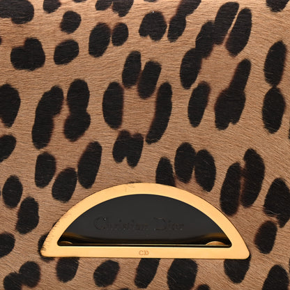 Christian Dior Pony Hair Leopard Print Malice Shoulder Bag 8 of 10