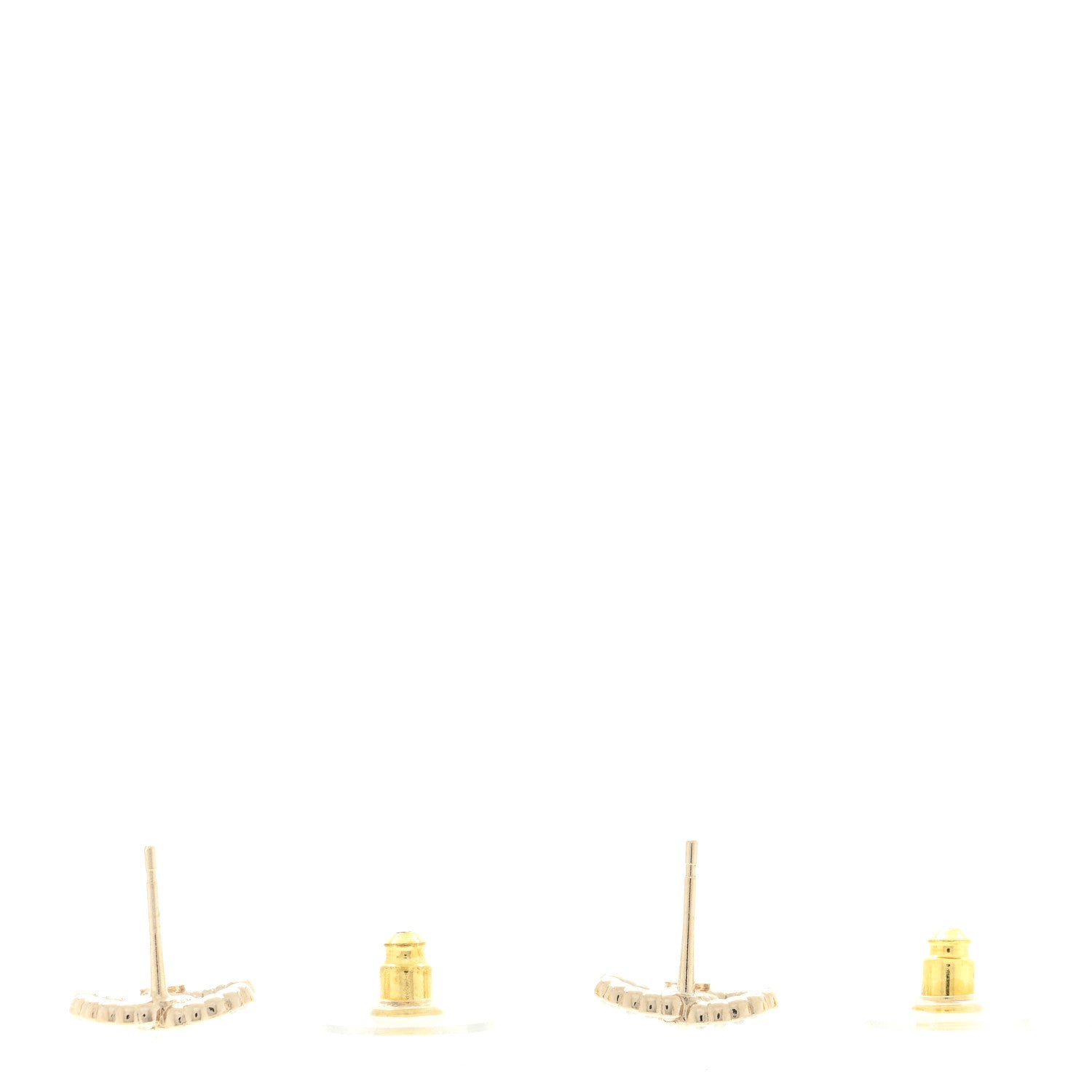 Chanel Pearl CC Earrings Gold 3 of 4
