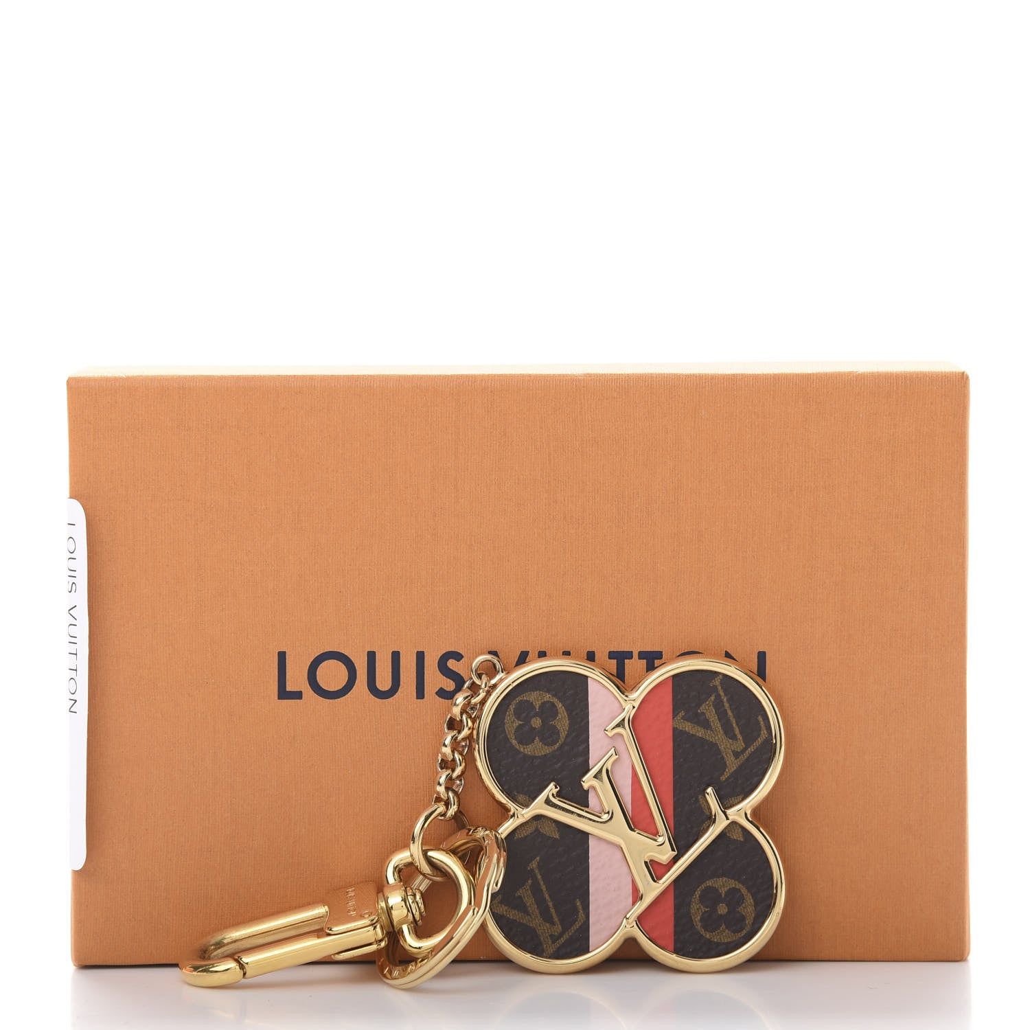 Louis Vuitton Metal Monogram Into The Flower Bag Charm Key Holder 5 of 5