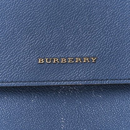 Burberry Grainy Calfskin Small Loxley Crossbody Steel Blue 9 of 19