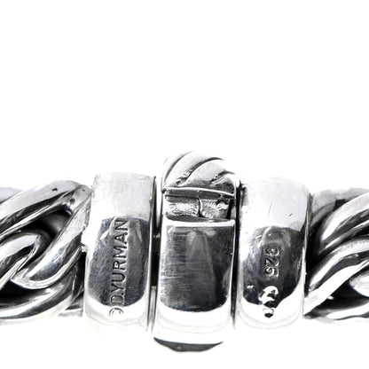 David Yurman Sterling Silver Diamond Lyrica Rope Necklace 4 of 5