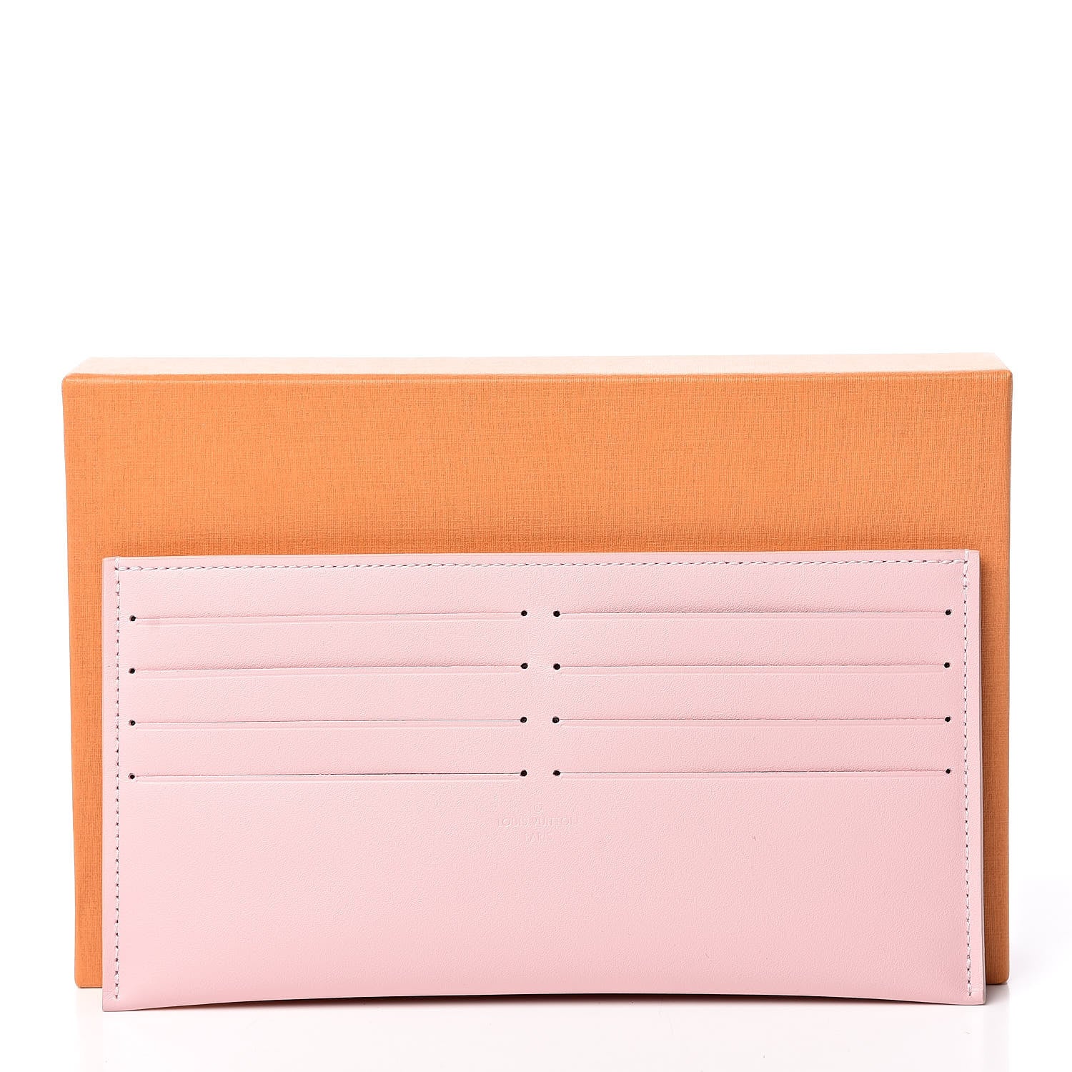 Louis Vuitton Calfskin Felicie Card Holder Insert Rose Ballerine 7 of 7