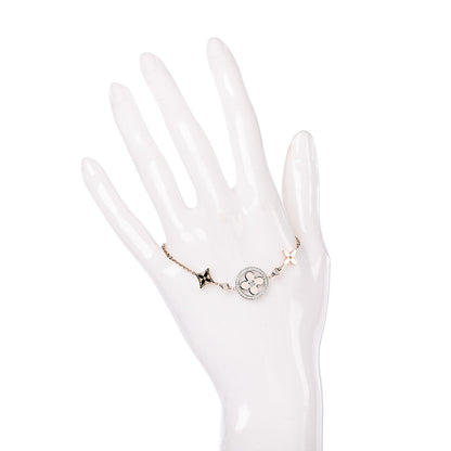 Louis Vuitton 18K Pink Yellow White Gold Diamond Idylle Blossom Bracelet 2 of 6
