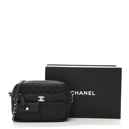 Chanel Calfskin Quilted Ultra Pocket Camera Case Black 11 of 11