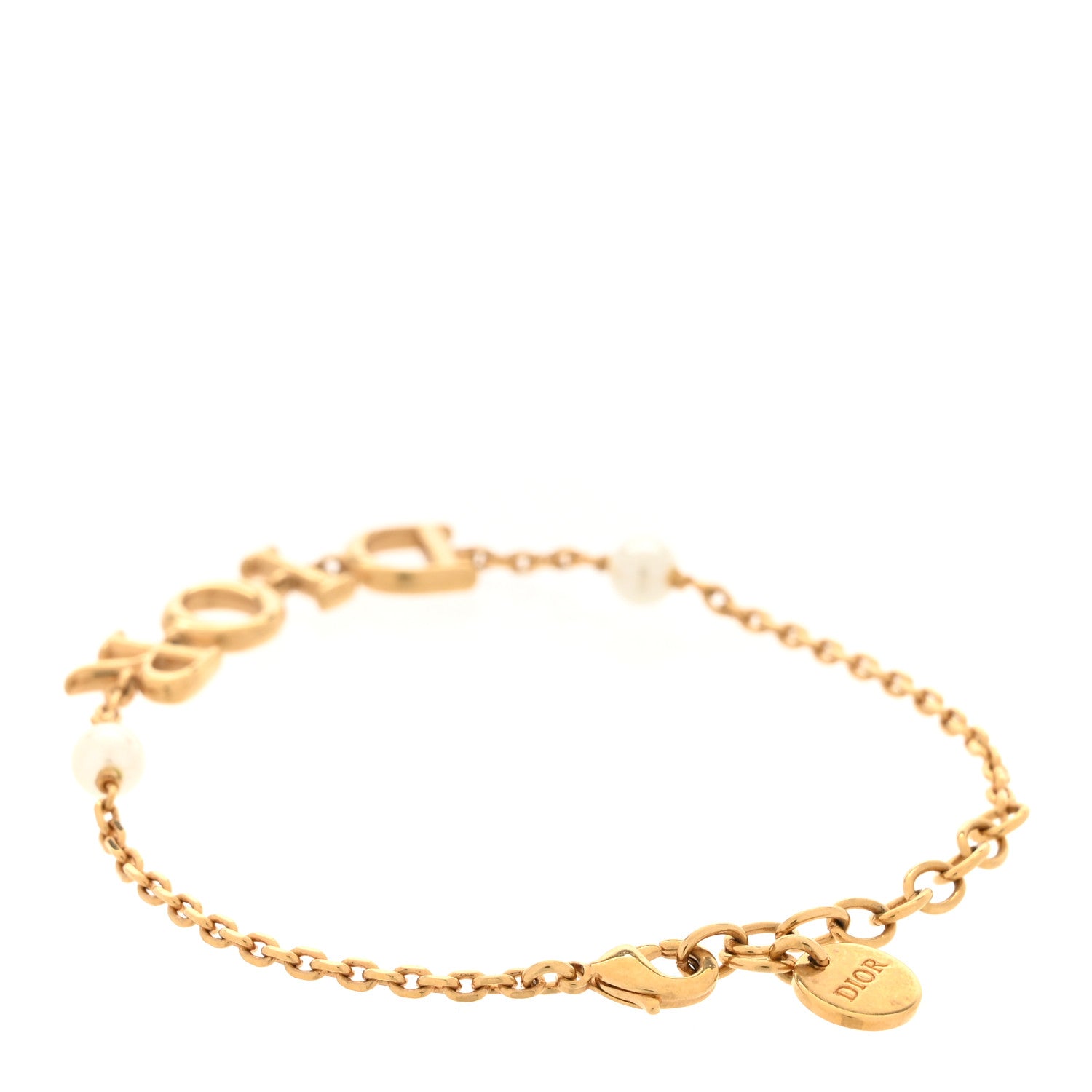 Christian Dior Metal Pearl Dio(r)evolution Bracelet Gold 3 of 6