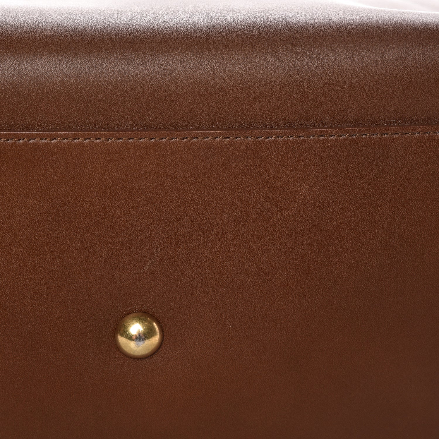 Saint Laurent Calfskin Classic Duffle 6 Havane 14 of 20