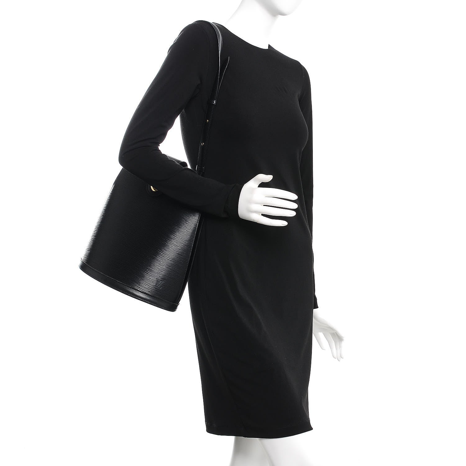 Louis Vuitton Epi Cluny Black 2 of 6