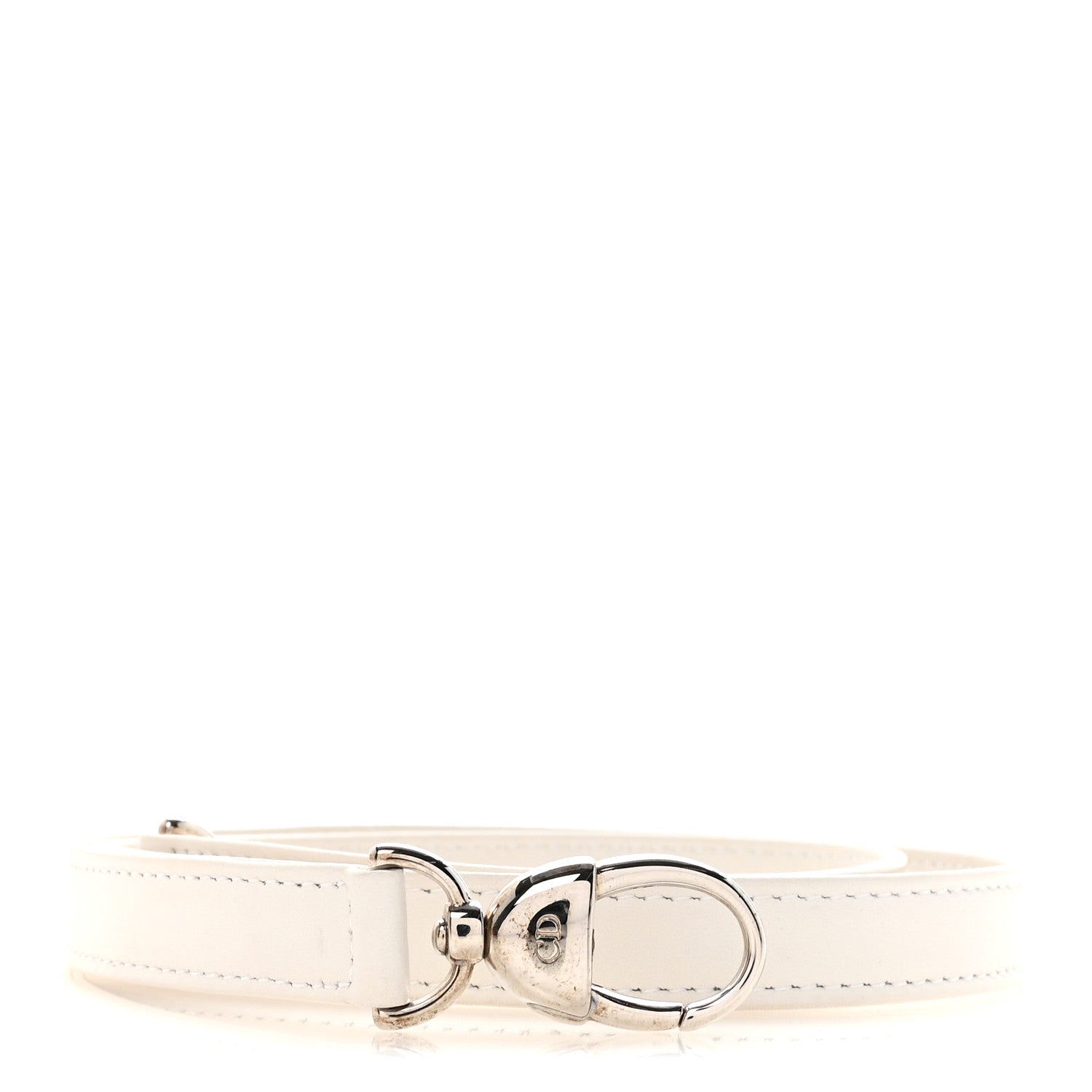 Christian Dior Lambskin Lady Dior Shoulder Strap White 1 of 4