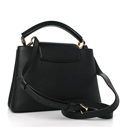 Louis Vuitton Taurillon Capucines BB Black 3 of 8
