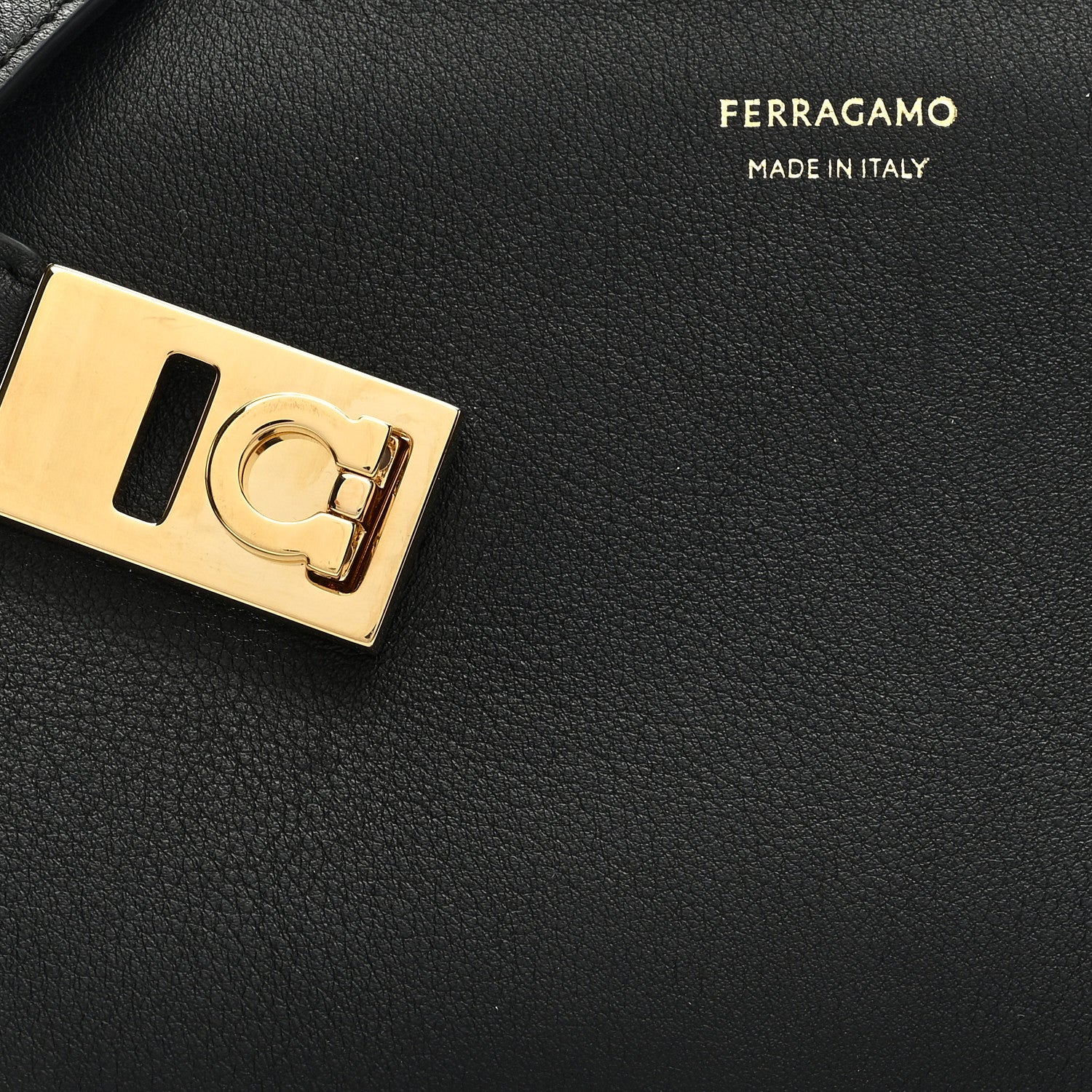 Salvatore Ferragamo Calfskin Hug Crossbody Bag Black 7 of 9