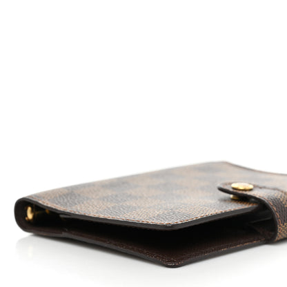 Louis Vuitton Damier Ebene Small Ring Agenda Cover 7 of 9