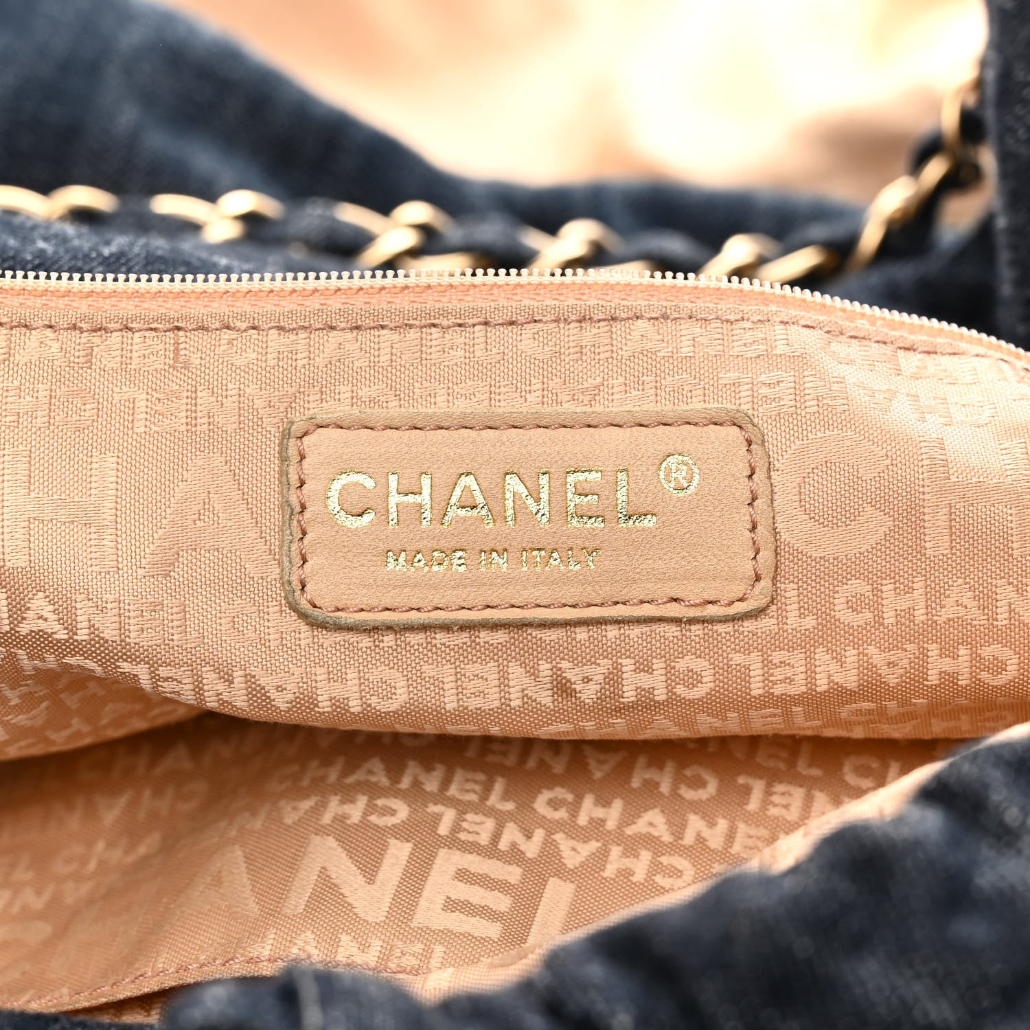 Chanel Denim XL Coco Cabas Tote Blue 7 of 15