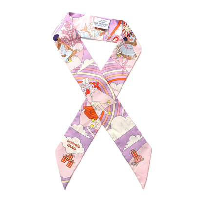 Hermes Silk Carres Volants Twilly Lilas 1 of 4