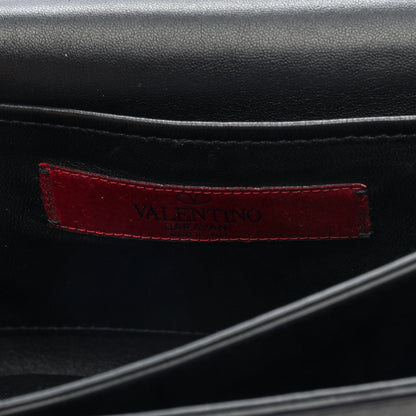 Valentino Garavani Nappa Lace Va Va Voom Butterfly Shoulder Bag Black 6 of 9