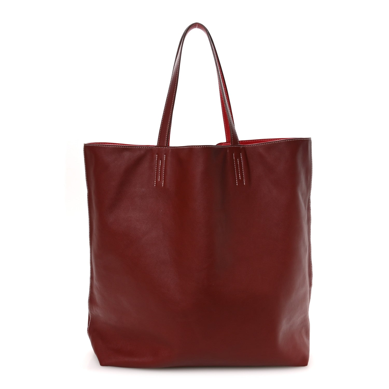 Hermes Veau Sikkim Double Sens 50 Maxi Tote Rubis Rose Jaipur 1 of 17