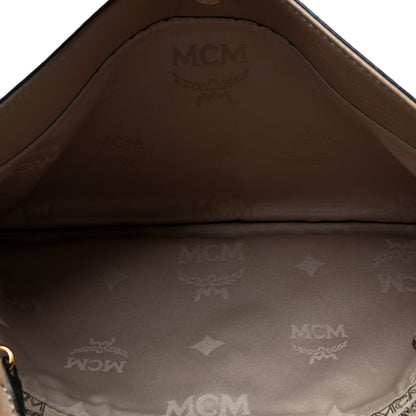 MCM Visetos Crossbody Pouch Beige 4 of 5