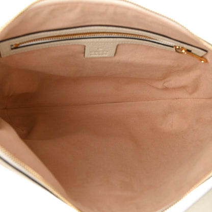Gucci GG Supreme Monogram Les Pommes Small Ophidia Half Moon Hobo Beige Multicolor Mystic White 5 of 10