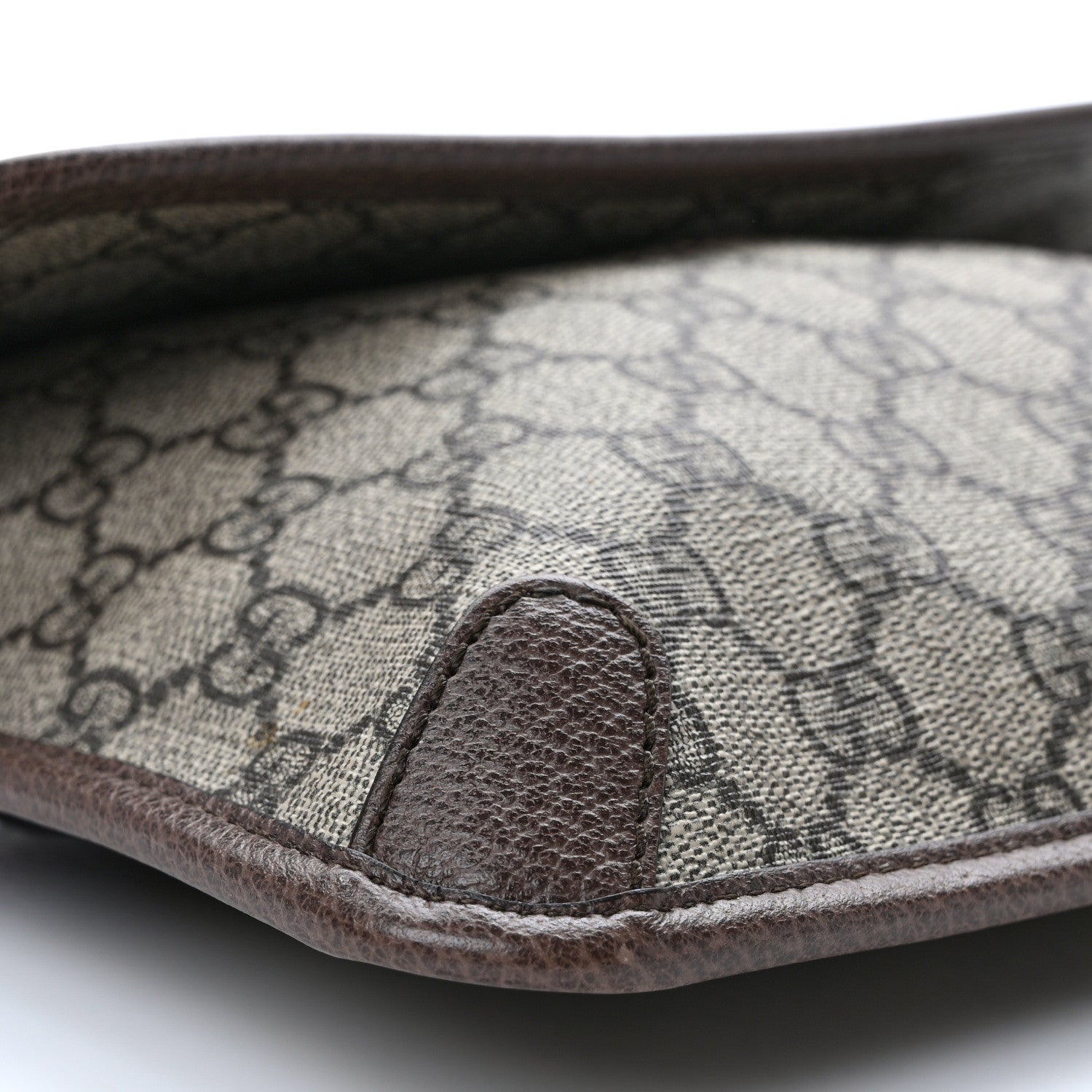 Gucci GG Supreme Monogram Neo Vintage Web Belt Bag Brown 8 of 9