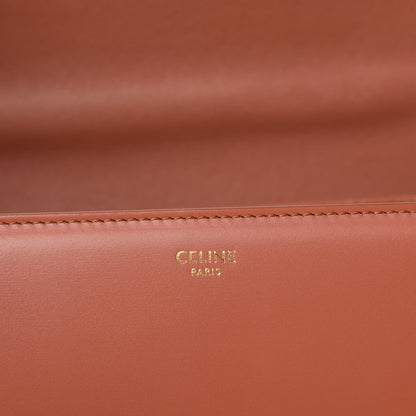 Celine Shiny Calfskin Medium Triomphe Terracotta 8 of 12
