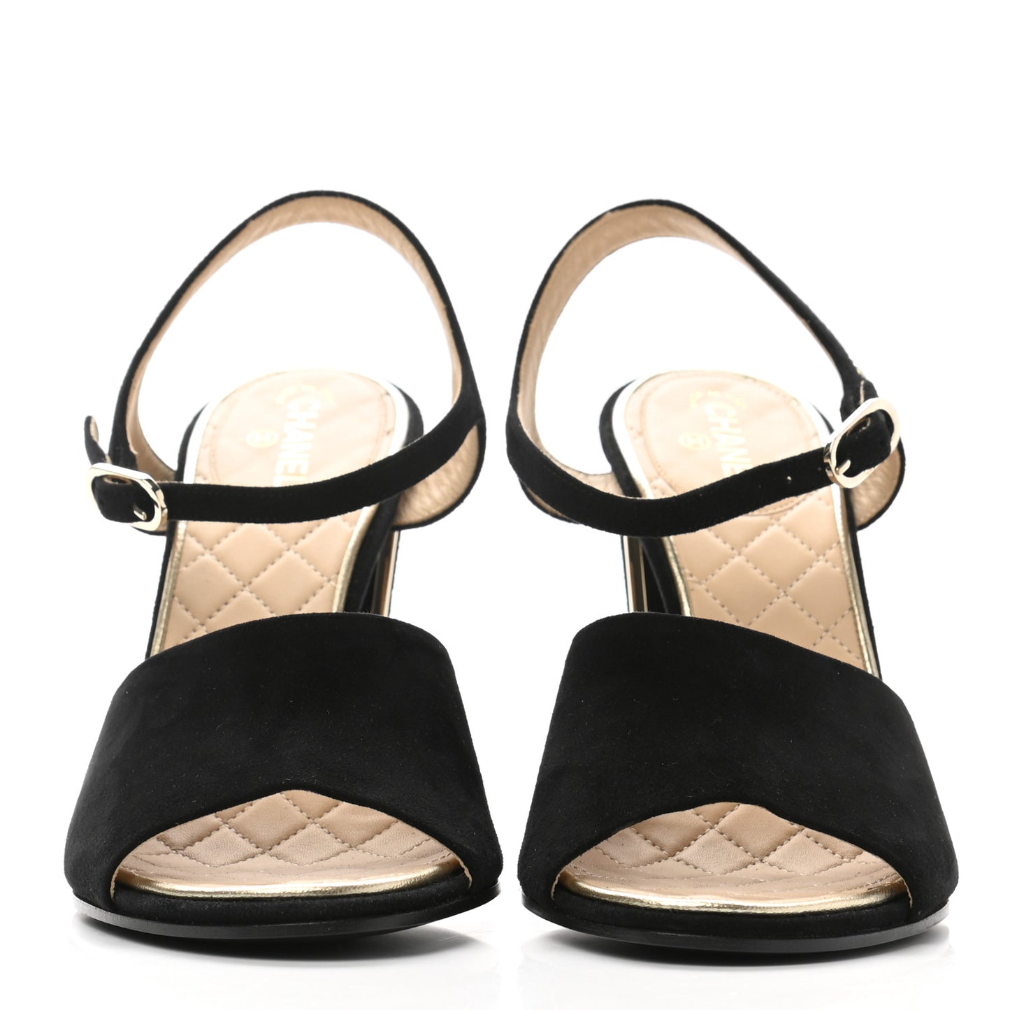 Suede Sandals 39 Black