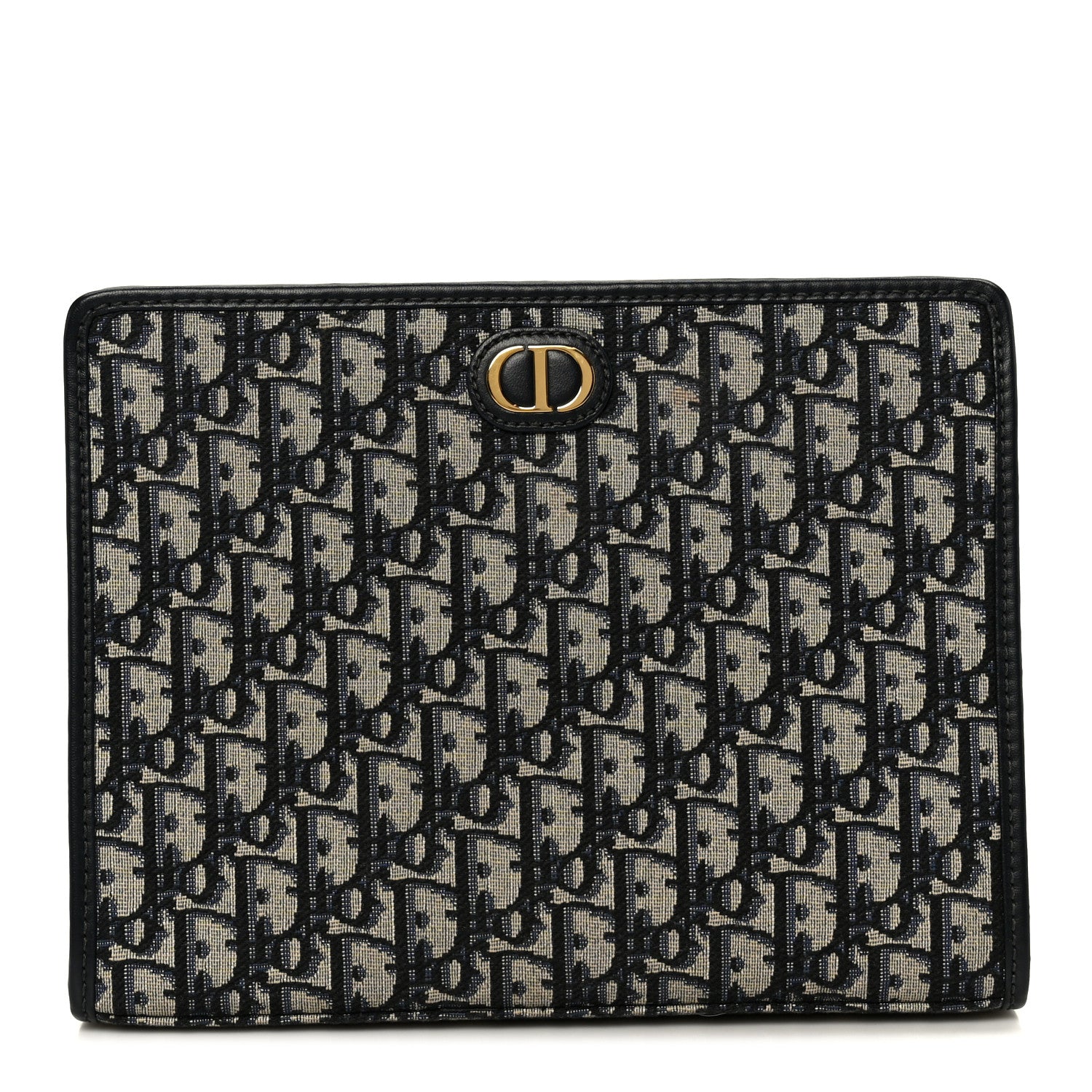 Christian Dior Oblique 30 Montaigne Pouch Blue 1 of 8