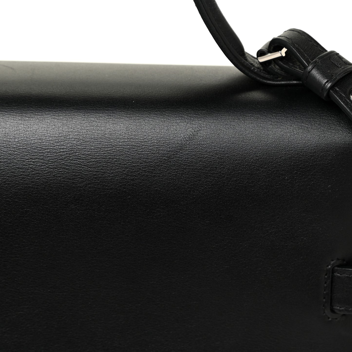 Calfskin MM Tempete Satchel Black