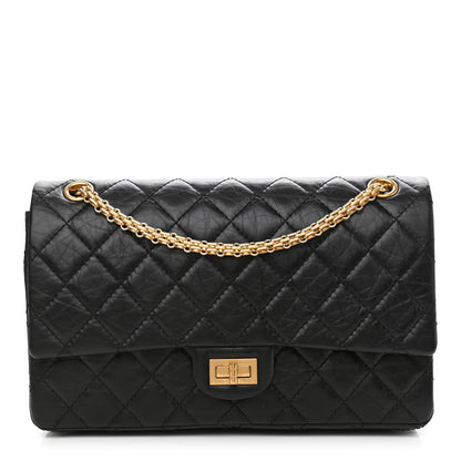 Chanel Aged Calfskin Quilted 2.55 Reissue 226 Flap Black 1 of 11