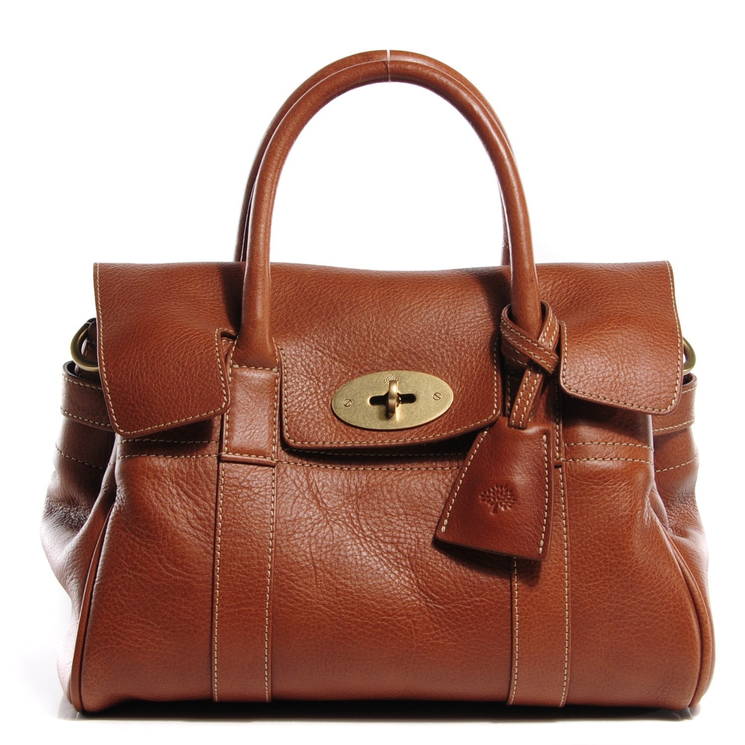 Mulberry Natural Leather Small Bayswater Oak 1 of 9