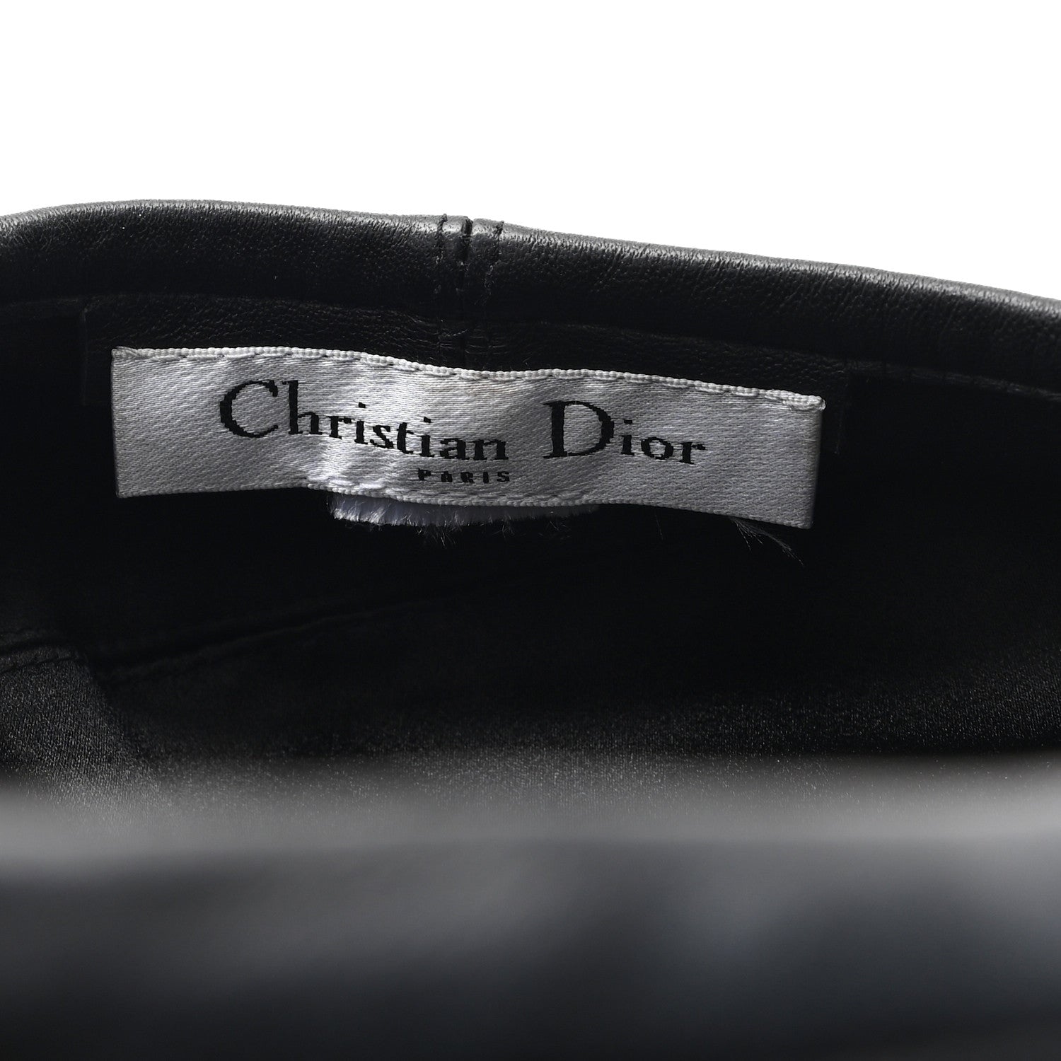 Christian Dior Lambskin D-Dream Beret 58 Black 8 of 8