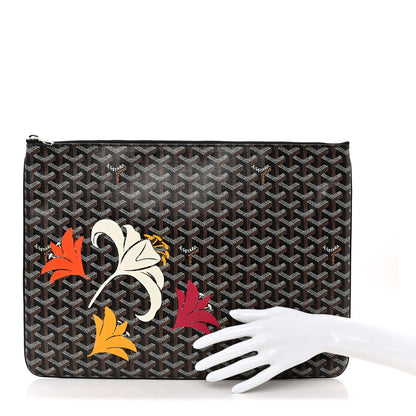 Goyard Goyardine Senat Pochette GM Black 2 of 7