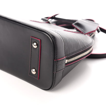 Louis Vuitton Epi Alma BB Black Hot Pink 8 of 9