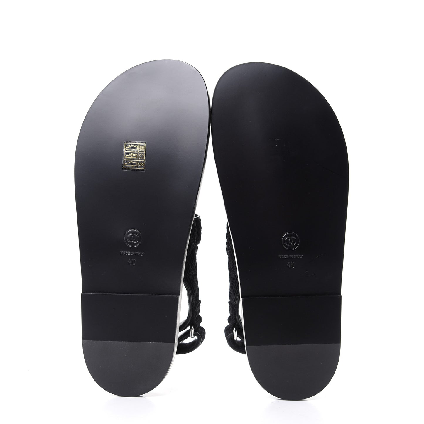 Fabric Velcro Dad Sandals 40 Black