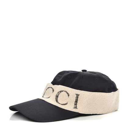 Gucci Gabardine Headband Baseball Hat L Black 1 of 8