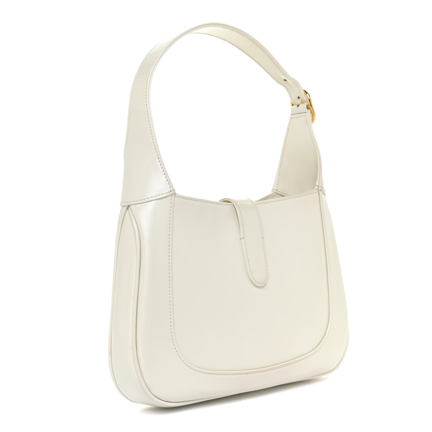 Gucci Boarded Dyana Lux Calfskin Small Jackie 1961 Hobo Mystic White 3 of 14