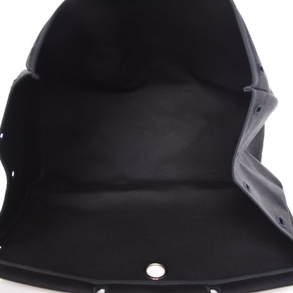 Hermes Toile Vache Calfskin Herbag Cabin Black 6 of 18