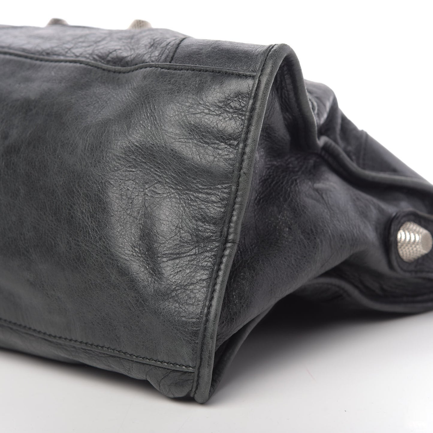 Agneau Giant 21 Silver Hardware Part Time Black