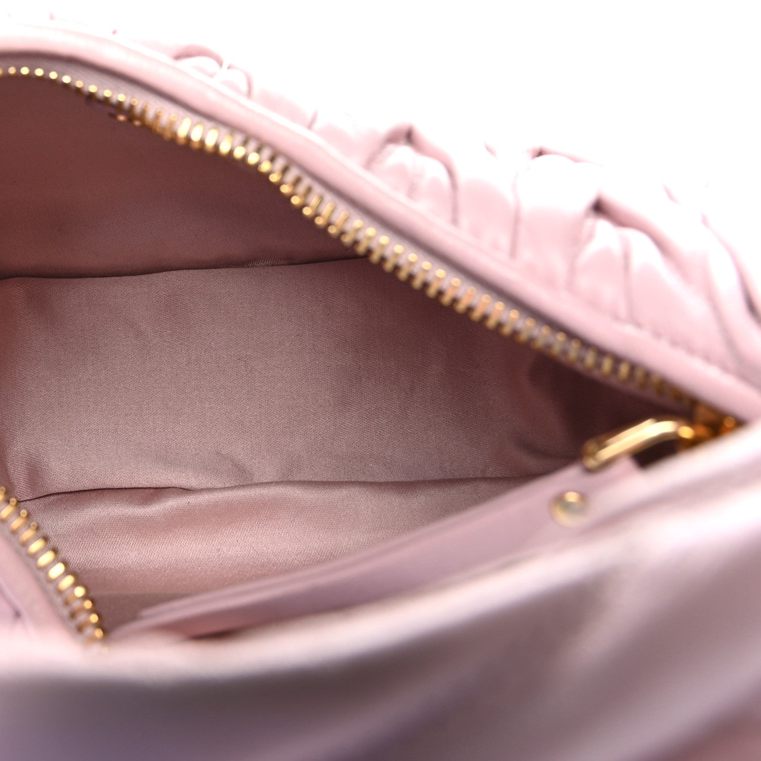 Miu Miu Nappa Matelasse Small Wander Hobo Alabaster Pink 5 of 9