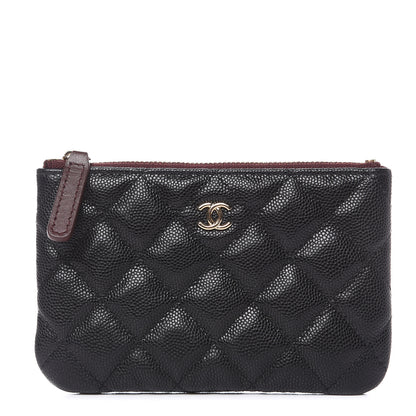 Chanel Caviar Quilted Small Cosmetic Case Black 1 of 8