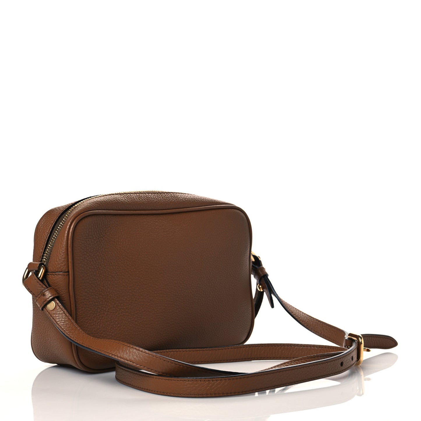 Vitello Daino Camera Crossbody Cannella