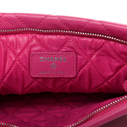 Chanel Caviar Quilted CC Beauty Clutch Pink 6 of 7