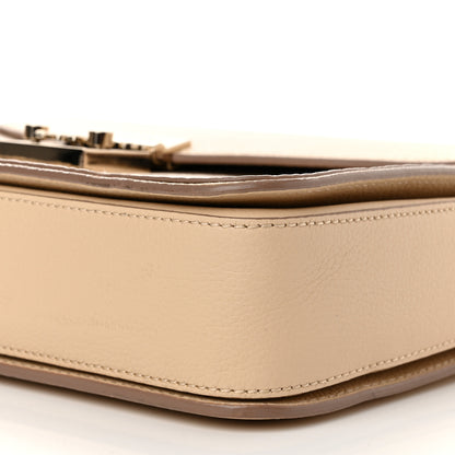 MCM Visetos Calfskin Medium Patricia Satchel Beige 9 of 9
