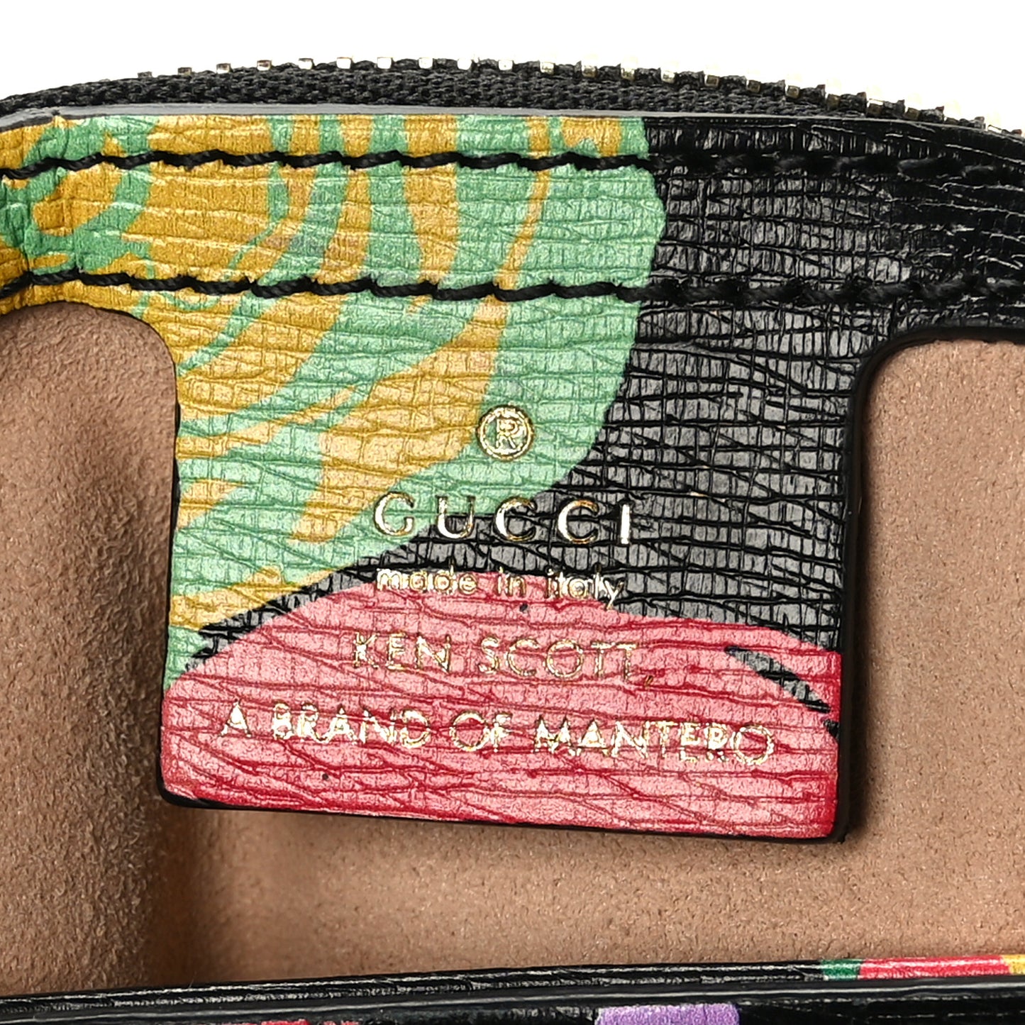X KEN SCOTT New Shangai Calfskin Jenny Floral Print Small Jackie 1961 Hobo Black Pink