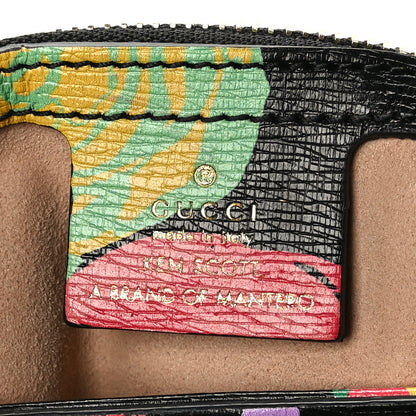 Gucci X KEN SCOTT New Shangai Calfskin Jenny Floral Print Small Jackie 1961 Hobo Black Pink 6 of 9