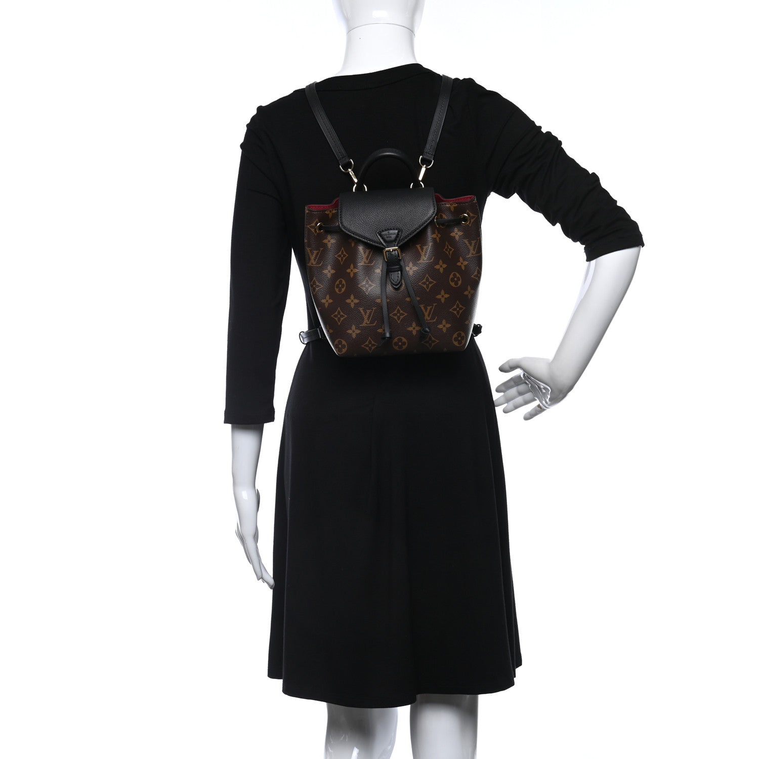 Louis Vuitton Monogram BB Montsouris NM Backpack Black 2 of 8