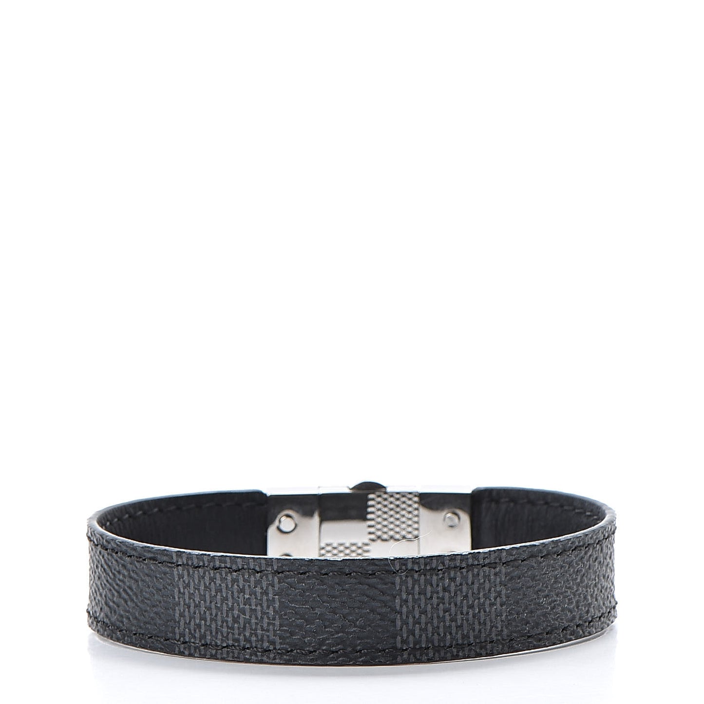 Damier Graphite Check It Reversible Bracelet 21