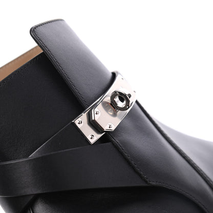 Hermes Calfskin Neo Low Boots 37.5 Black 9 of 11